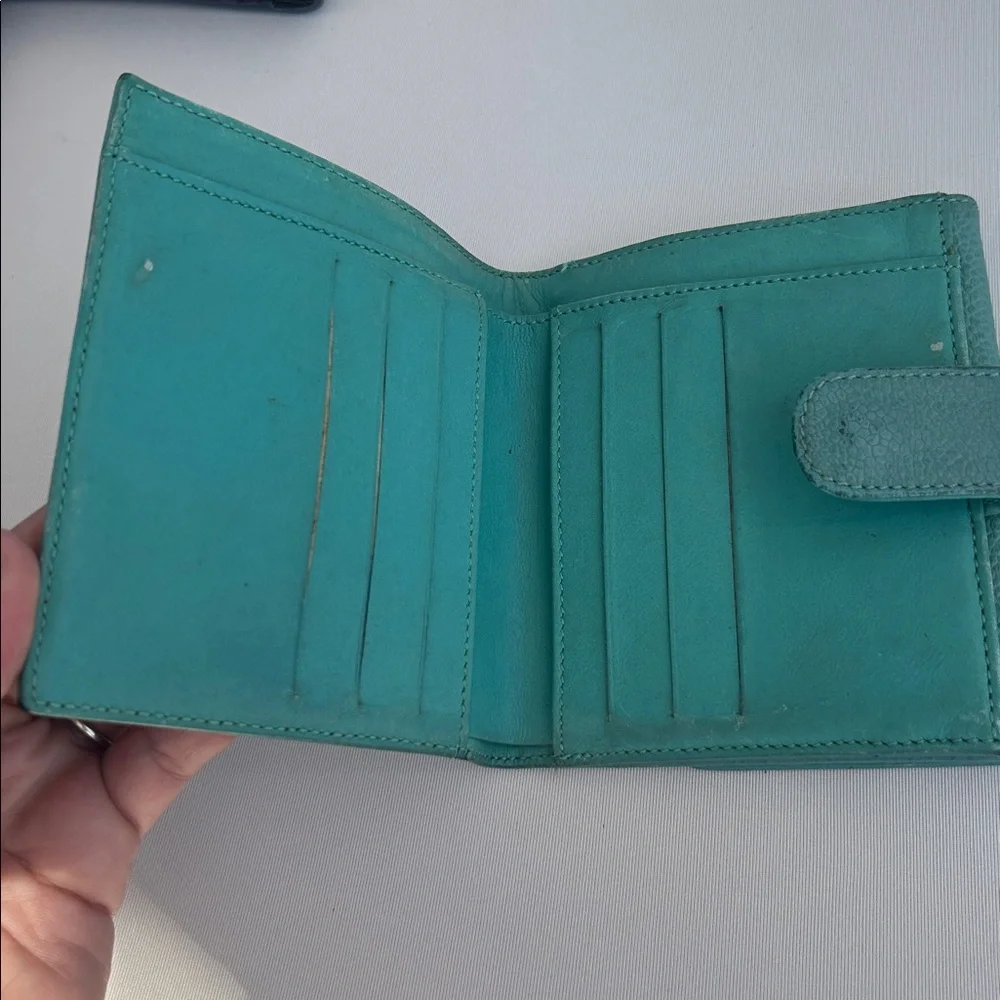 CHANEL Aqua Leather Compact Wallet 3